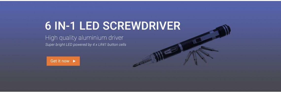 6-in-1 led precision screwdriver