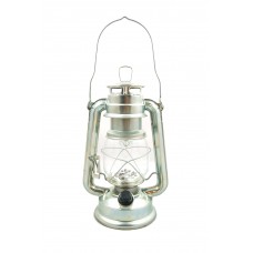 15 LED Hurricane Lamp - Silver